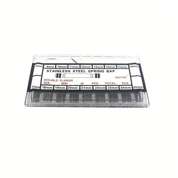 360pcs Watchmaker Watch Band Spring Bars Strap Link Pins Steel Repair Kit NEW - Picture 3 of 3